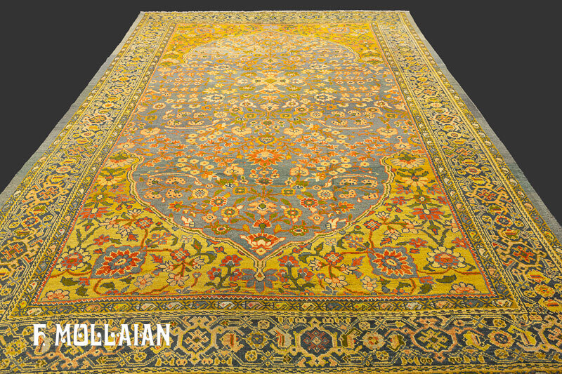 Antique Persian Mahal Ziegler Carpet  n°:58928728